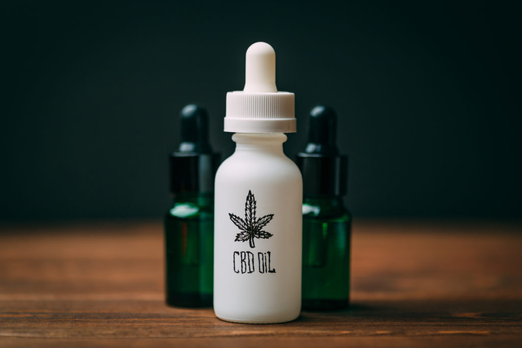 CBD oil bottle