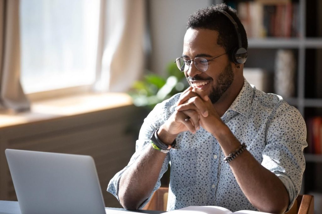 man on laptop