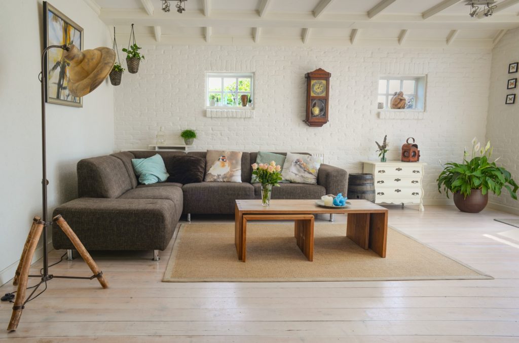 living room of a home