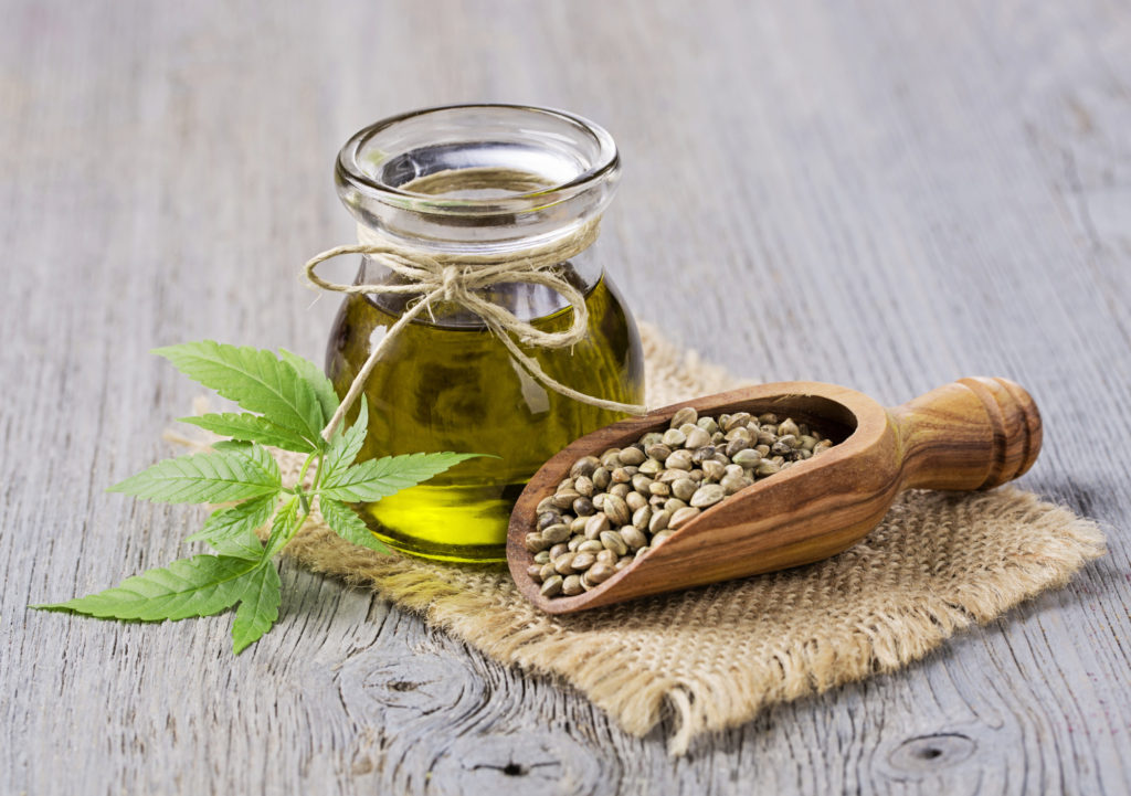 herbs in a jar