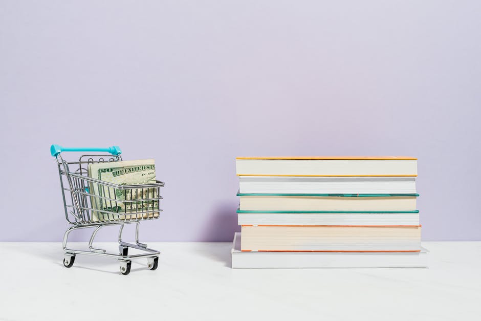 books and shopping cart