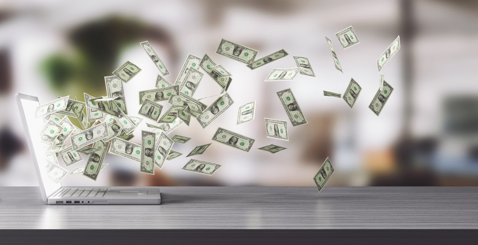 What Are Some of the Best Side Hustles? money blowing in wind