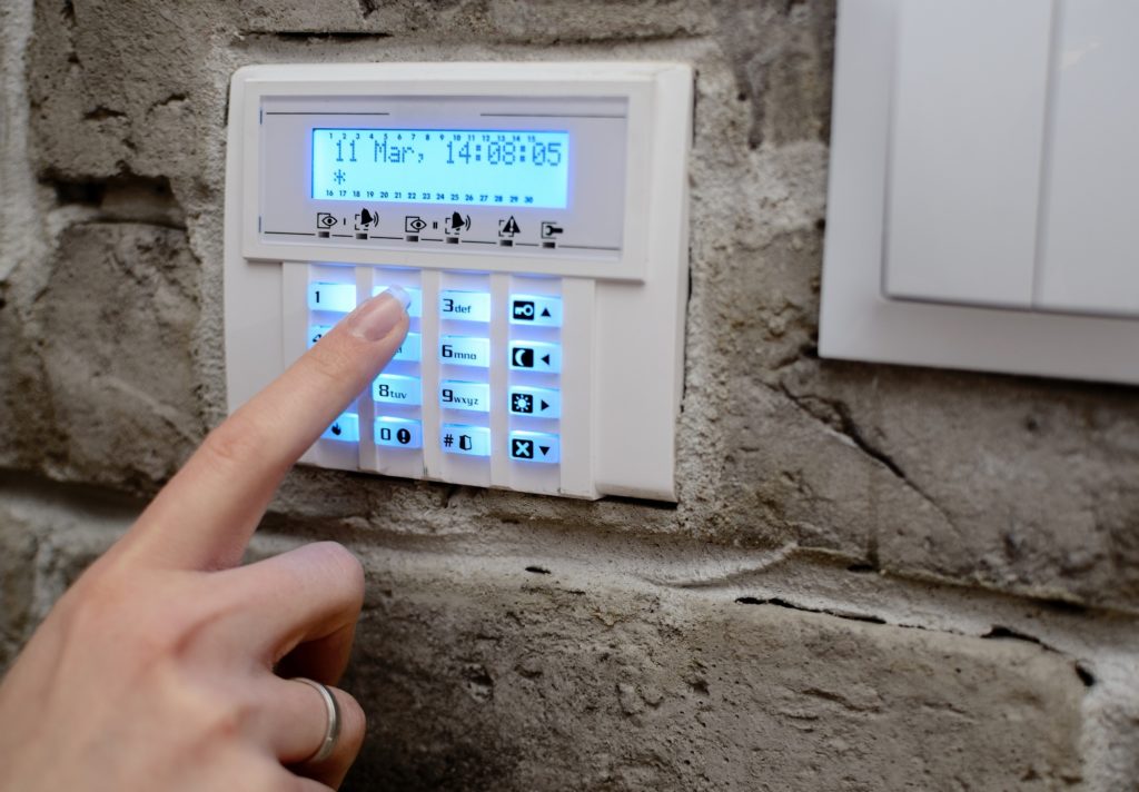 security system panel