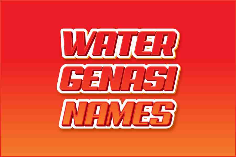 Water Genasi names