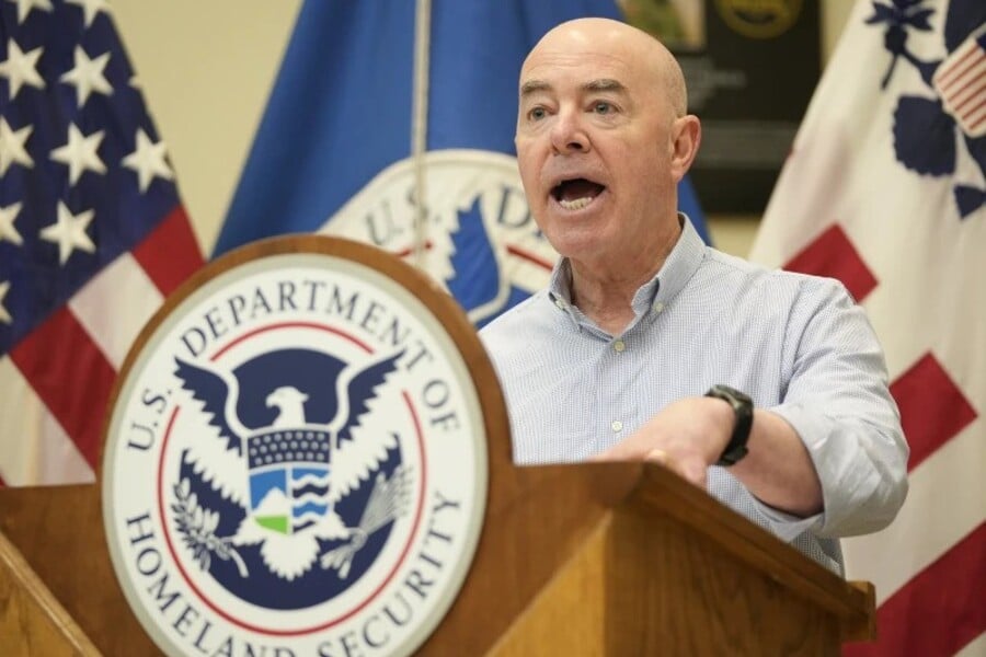 Mayorkas Hails Migrant Airlift Policy As Crucial To U.S. Border Strategy Following Court Approval  